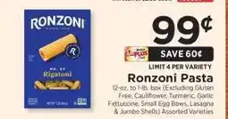 ShopRite Ronzoni Pasta offer