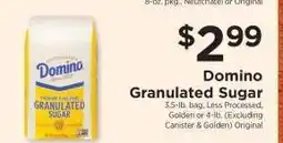 ShopRite Domino Granulated Sugar offer