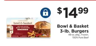 ShopRite Bowl & Basket 3-lb. Burgers offer