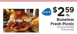 ShopRite Boneless Fresh Picnic offer
