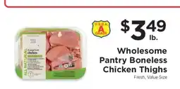 ShopRite Wholesome Pantry Boneless Chicken Thighs offer