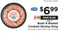 ShopRite Bowl & Basket Cooked Shrimp Ring offer
