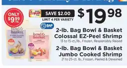 ShopRite Bowl & Basket Shrimp offer