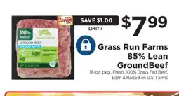 ShopRite Grass Run Farms 85% Lean Ground Beef offer