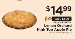 ShopRite Lyman Orchard High Top Apple Pie offer