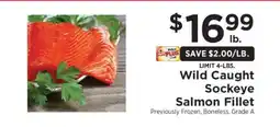ShopRite Wild-Caught Sockeye Salmon Fillet offer
