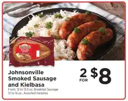 ShopRite Johnsonville Smoked Sausage and Kielbasa offer