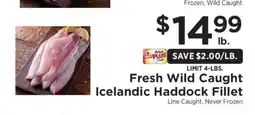 ShopRite Fresh Wild Caught Icelandic Haddock Fillet offer