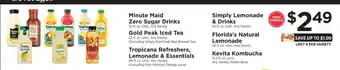 ShopRite Simply Lemonade & Drinks offer