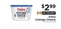 ShopRite Daisy Cottage Cheese offer