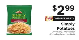 ShopRite Simply Potatoes offer
