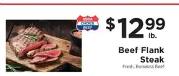 ShopRite Beef Flank Steak offer