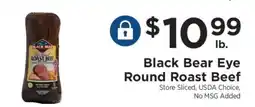 ShopRite Black Bear Eye Round Roast Beef offer