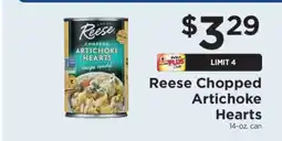 ShopRite Reese Chopped Artichoke Hearts offer