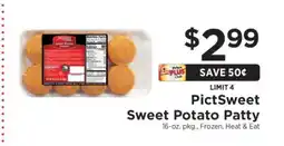 ShopRite PictSweet Sweet Potato Patty offer