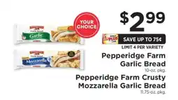 ShopRite Pepperidge Farm Garlic Bread offer