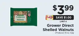 ShopRite Grower Direct Shelled Walnuts offer