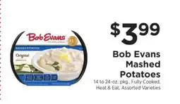ShopRite Bob Evans Mashed Potatoes offer