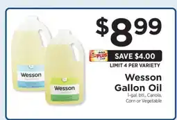 ShopRite Wesson Gallon Oil offer