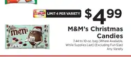ShopRite M&M's Christmas Candies offer