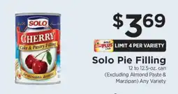 ShopRite Solo Pie Filling offer