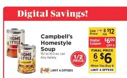 ShopRite Campbell's Homestyle Soup offer