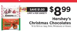 ShopRite Hershey’s Christmas Chocolates offer
