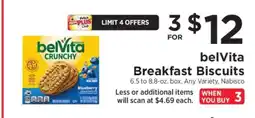ShopRite belVita Breakfast Biscuits offer