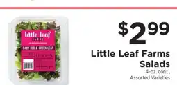 ShopRite Little Leaf Farms Salads offer