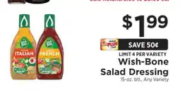 ShopRite Wish-Bone Salad Dressing offer