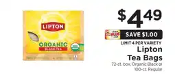 ShopRite Lipton Tea Bags offer
