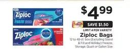 ShopRite Ziploc Bags offer