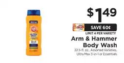 ShopRite Arm & Hammer Body Wash offer