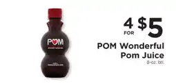 ShopRite POM Wonderful Pom Juice offer