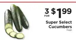 ShopRite Super Select Cucumbers offer