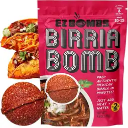 Walmart EZ Bombs Birria Bomb Seasoning, 2 Pack - 4.8 oz, Authentic Mexican Spice Mix offer