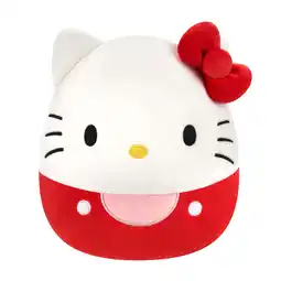 Walmart Squishmallows Original Sanrio 8 inch Hello Kitty in Red Overalls Child's Ultra Soft Plush Toy offer