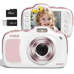 Walmart NBD 64MP 4K Digital Camera with Autofocus, 16X Zoom, Flash, 32GB SD Card offer