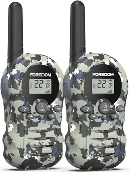 Walmart FOREDOM T388A Walkie Talkies for Kids, Kids 2-Way Radio Long Range for Boys & Girls, 2 Pack offer