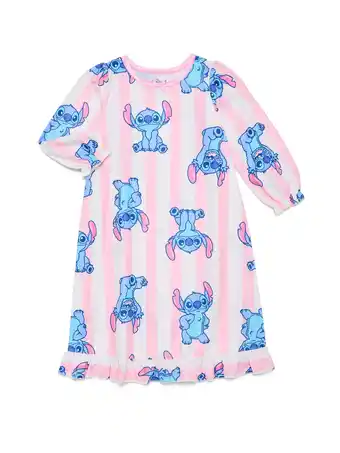Walmart Lilo and Stitch Toddler Girls Pajama Nightgown, Sizes 2T-5T offer