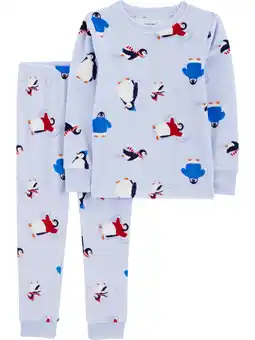 Walmart Baby and Toddler Cozy Pajama Set, 2-Piece, Sizes 12M-5T offer