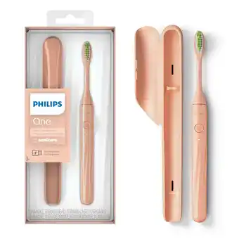 Walmart Philips One By Sonicare Rechargeable Toothbrush, Shimmer, HY1200/05 offer