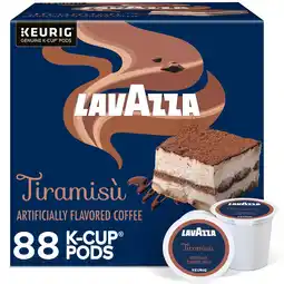 Walmart Lavazza Tiramisu Keurig K-Cup Pods, Light-Medium Roast, 100% Arabica (88 Pods) offer