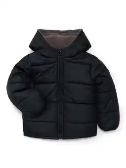 Walmart Boys Hooded Puffer Coat, Sizes 4-16 offer