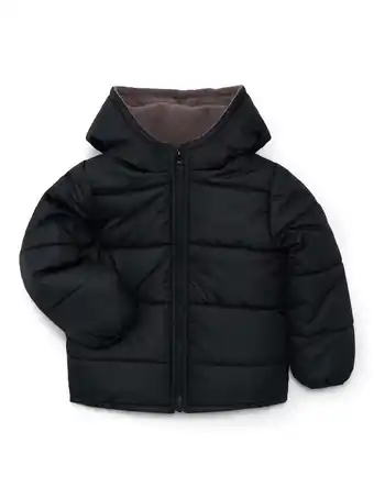 Walmart Boys Hooded Puffer Coat, Sizes 4-16 offer
