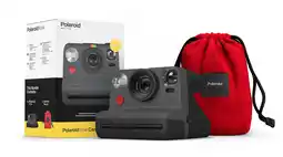 Walmart Polaroid Now Bundle with Black Camera and Red Travel Pouch offer