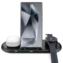 Walmart leQuiven Samsung S24 Ultra/S24+/S24/S23 Ultra/S23 FE Wireless Charging Station offer