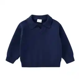 Walmart Baby Boy Sweater Toddler Fall Knit V Neck Pullover Long Sleeve Top Sweatshirt Clothes for 3-4T offer