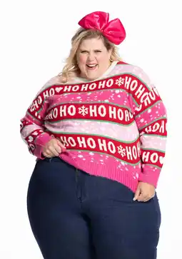 Walmart x Glitter and Lazers Women's Watch Me Sleigh Sweater, Sizes S -5X offer