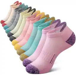 Walmart Womens Ankle Socks, Low Cut Cushioned No Show Athletic Size 6-8 Socks for Women, 6 Pairs offer